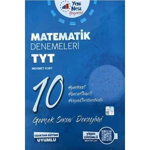 Yeni Nesil Yayınları YKS TYT Matematik 10 Deneme Sınavı