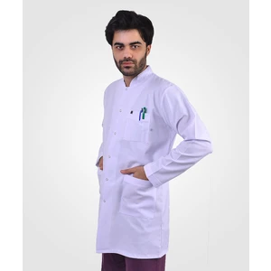 Erkek Hakim Yaka Beyaz Doktor Eczacı Öğretmen Vizit Önlük