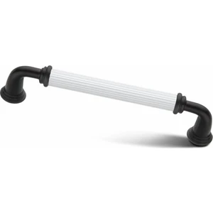 Interio Melis Beyaz Siyah Lüks Mobilya Dolap Çekmece Kulp 160mm