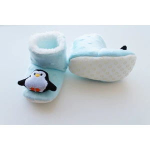 Puppis Baby Mavi Penguen Panduf 12 - 18 Ay