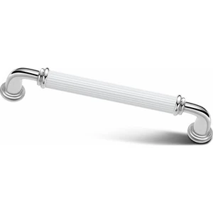 Interio Melis Beyaz Krom Lüks Mobilya Dolap Çekmece Kulp 160MM