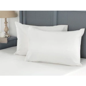 Gön Ev Tekstili 2 Adet Yastık Kılıfı Pamuk 50 x 70 cm Beyaz