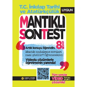 Sadık Uygun Yayınları – Mantıklı Son Test – T.C. İnkılâp Tarihi ve Atatürkçülük 8. Sınıf