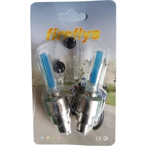 Bisiklet Sibop Kapağı LED Işıklı Lvc-60 Mavi 2'li Set