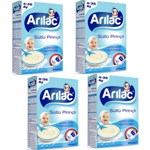 Sütlü Pirinçli Bebek ve Küçük Çocuk Ek Gıdası 200 gr 4 Adet