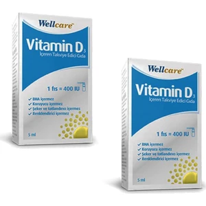 Vitamin D3 400 Iu 5 ml Sprey x 2 Adet