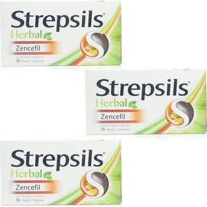Herbal Zencefil 16 Pastil x 3 Adet