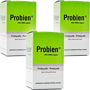 Probien Probiyotik Prebiyotik 30 Kapsül x 3 Adet