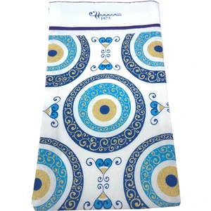 Kese 1973  Büyük Nazar Çini Baskılı Hamam & Banyo Kesesi