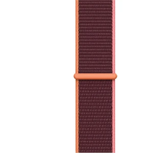 Spor Loop Kordon, Apple Watch Series SE/10/9/8/7/6/5/4/3 Uyumlu 42mm-41mm-40mm- 38mm, Kırmızı Erik