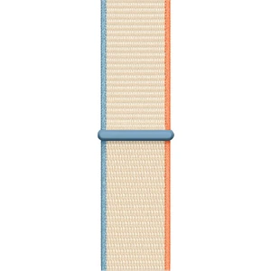 Spor Loop Kordon, Apple Watch Series SE/10/9/8/7/6/5/4/3 Uyumlu 42mm-41mm-40mm- 38mm, Krem