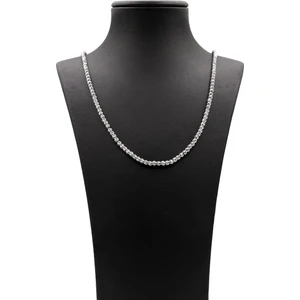 Akyüz Gümüş Dorika Modeli Rodyumlu Gümüş Kolye 227