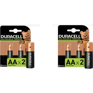 Şarj Edilebilir Basic Aa Piller, 4 Adet 1300 Mah