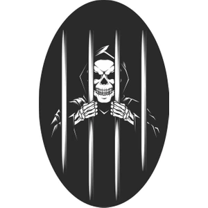 Sticker Atölyesi Kurukafa Sticker - 13167