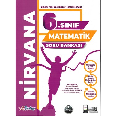 Berkay Yayinlari 6 Sinif Nirvana Matematik Soru Bankasi Kitabi