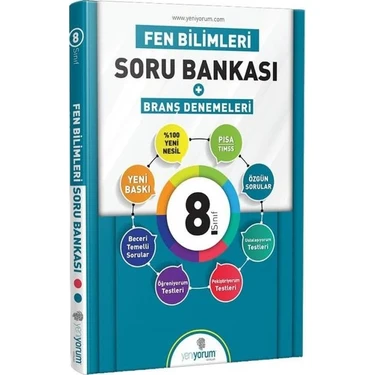 Yeniyorum Yayınları Fen Bilgisi Soru Bankası Branş