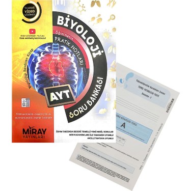 Miray Yayinlari Ayt Biyoloji Soru Bankasi Aydin Yayinlari Kitabi
