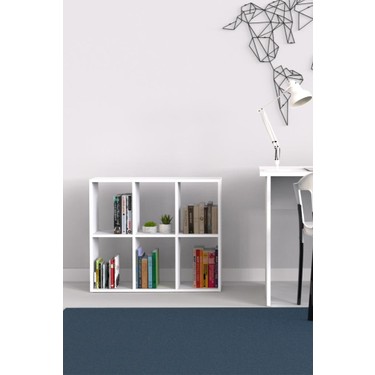 Mimilos R7 Bolmeli 2 Iki Katli 6 Alti Gozlu Dekoratif Raf Fiyati