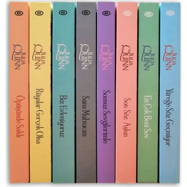 Yüreğe Söz Geçmiyor - En Çok Beni Sev - Son Söz Aşkın - Biz Evleniyoruz - 8 Kitap - Julia