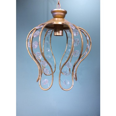 Sezadan Tekli Lale Model Modern Metal Sarkit Avize Fiyati