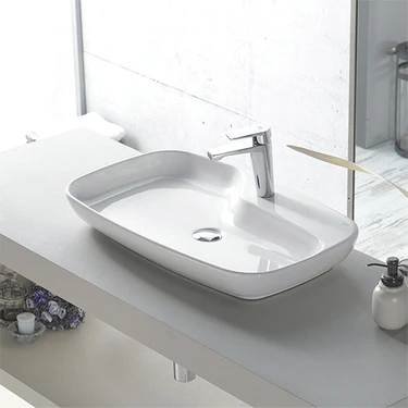 Turkuaz Seramik Cerastyle Nova Tezgah Üstü Lavabo 70 cm