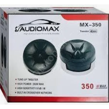 Audiomax MX-350 Oto Hoparlör 350W Güç ve İnce Tiz Ses ile Yüksek
