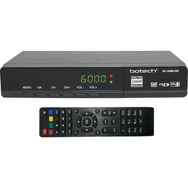 Botech Bs 5000 Hd Kasalı Uydu Alıcısı Scart Girişli