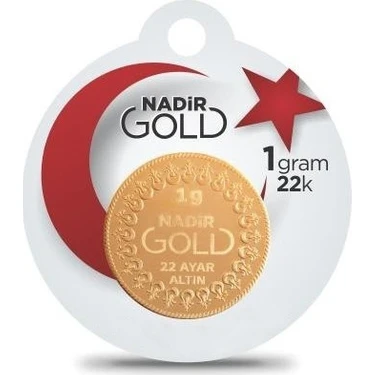 Nadir Gold 22 Ayar Külçe Gram Altın 1 Gr.