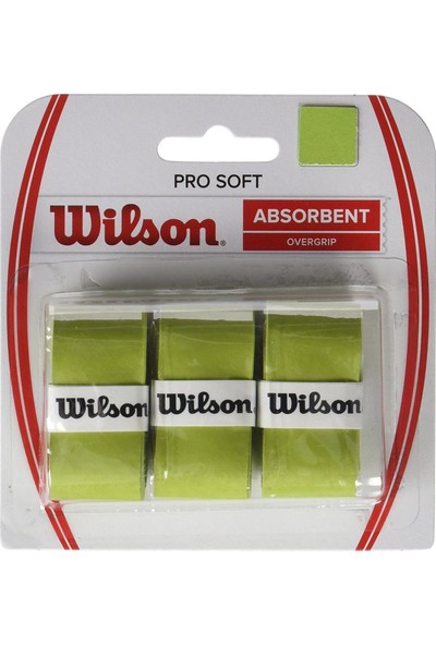 Wilson Pro Soft Overgrip 3'lü Siyah ( WRZ4040BK )
