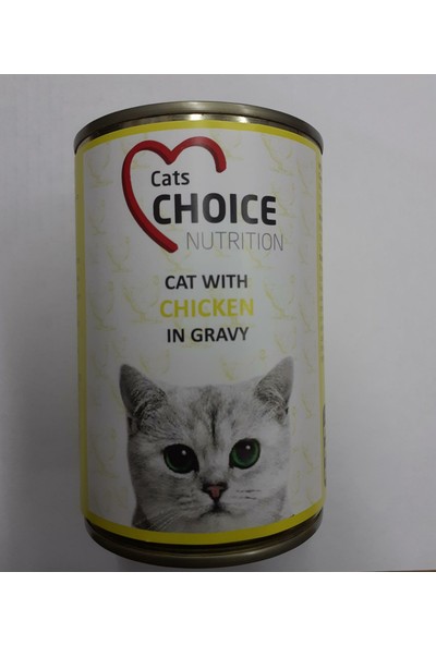 Cat Choice Nutrition Cat Choice (Chicken) Tavuklu Kedi Konservesi 400 gr