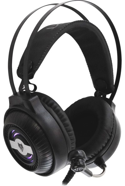 MF Product Strike 0606 RGB Kablolu Kulak Üstü Oyuncu Kulaklığı 7.1 USB Siyah