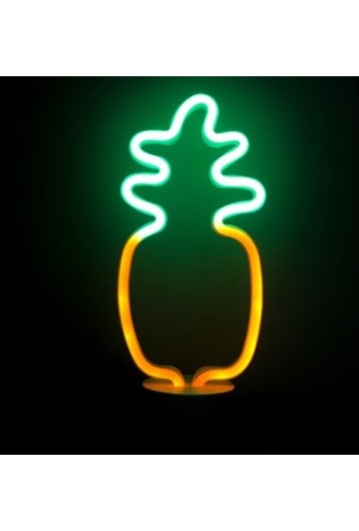 Neon Ananas LED Işık Dekoratif Aydınlatma