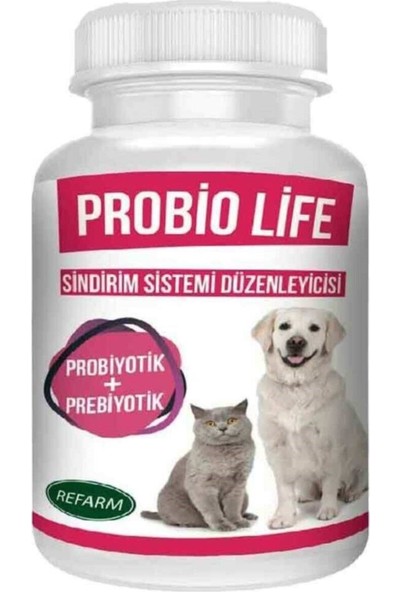 Refarm Probio Life - Kedi ve Köpekler Için Sindirim Sistemi Düzenleyici Probiyotik 100GR