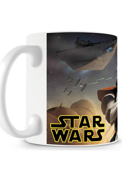 Penguen Dükkan - Star Wars Yıldız Savaşları Stormtrooper Kupa Bardak