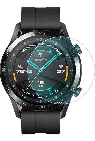Ecr Huawei Watch Gt 2 46 mm Gerçek Kırılmayan Ekran Koruyucu (2 Adet)