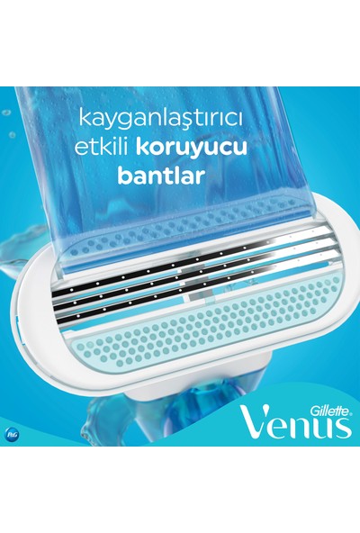 Gillette Venus Smooth Yedek Başlıklı Kadın Tıraş Makinesi