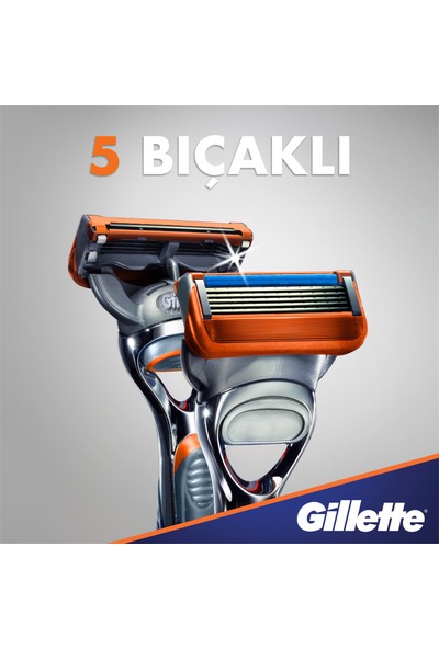 Gillette Fusion Tıraş Makinesi + 2 Yedek Tıraş Bıçağı