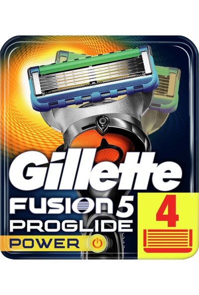 Gillette Fusion ProGlide Power 4'lü Yedek Tıraş Bıçağı