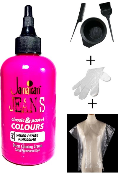 Jamaican Jean's Color Saç Boya Seti Şeker Pembe SET1042