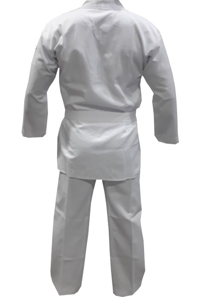 White Face Taekwondo Elbisesi Çocuk ve Yetişkin Beyaz Yaka