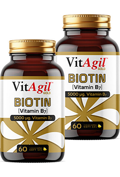 Vitagil Gold Biotin 5000 Mcg 60 Kapsül x 2 Adet