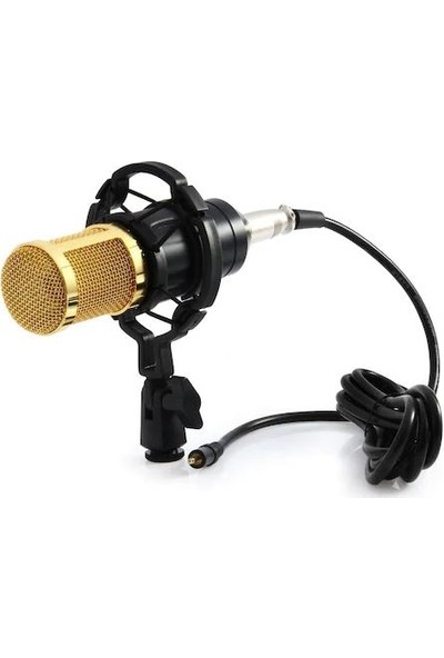 Nar Market BM800 Stüdyo Kayıt Youtuber Mikrofonu Seti + Stand + Pop Filtre