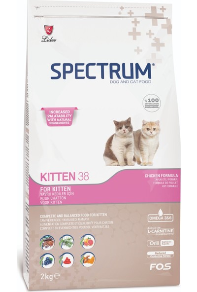 Spectrum Kitten38 Yavru Kedi Maması 2 Kg