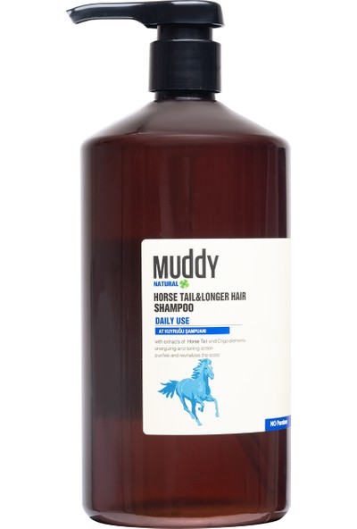 Muddy Natural Horse Taıl & Longer Hair Shampoo 1000 ml