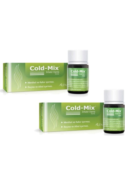 Cold-Mix Inhaler 10 ml Damla x 2 Adet