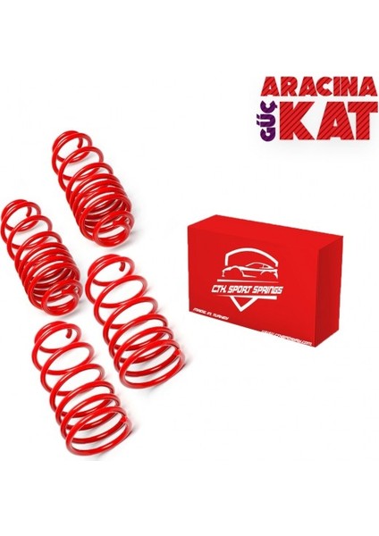 Honda Civic Fb7 ( 2012-2015 ) 35 mm Spor Helezon Yay Ctk Spor Springs 4 Lü Set 5 Yıl Garantili Blueoto