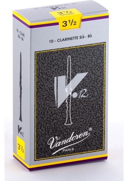 V12 Klarnet Kamış No.3-5 Bb