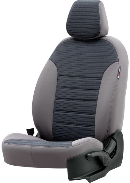 Peugeot 5008 2010-2016 5+2 (7 Kişi) Özel Üretim Koltuk Kılıfı Original Design Füme - Gri