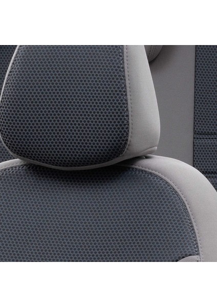 Peugeot 5008 2010-2016 5+2 (7 Kişi) Özel Üretim Koltuk Kılıfı Original Design Füme - Gri