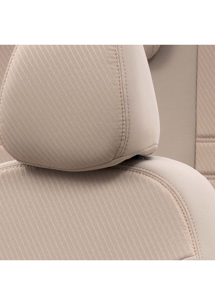 Peugeot 206 2010-2012 Özel Üretim Koltuk Kılıfı Original Design Bej indirimleri